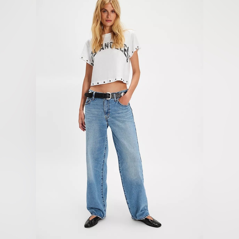 New Free People Levi’s Baggy Dad Jeans. Size 28.